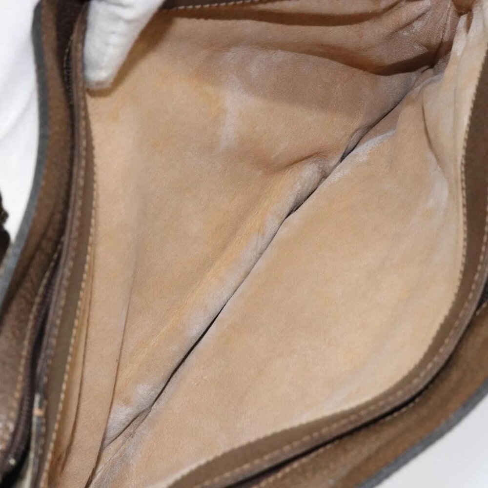 GUCCI GG Supreme Web Sherry Line Bag PVC Beige Gold 14 01 4085 Auth 151002 - Picture 10 of 16